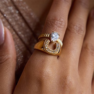 बोल्ड यू बैंड रिंग