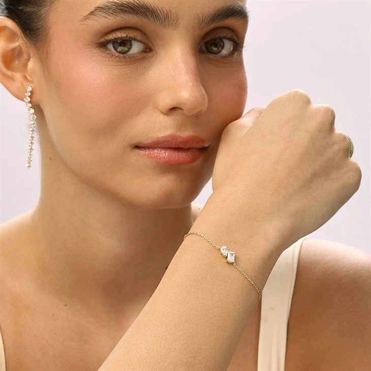 Square Pear CZ Bracelet suppliers